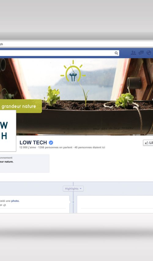 Mockup Facebook Lowtech