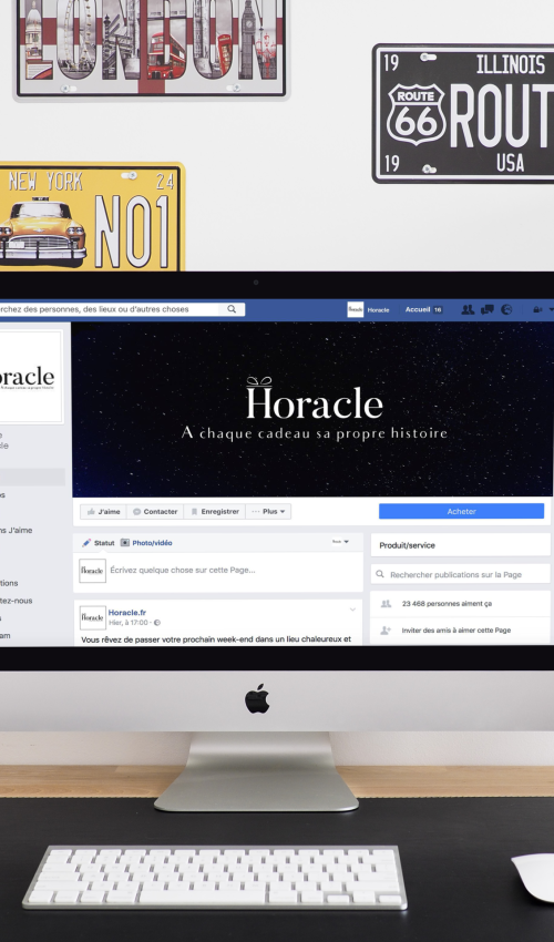 Mockup page Facebook